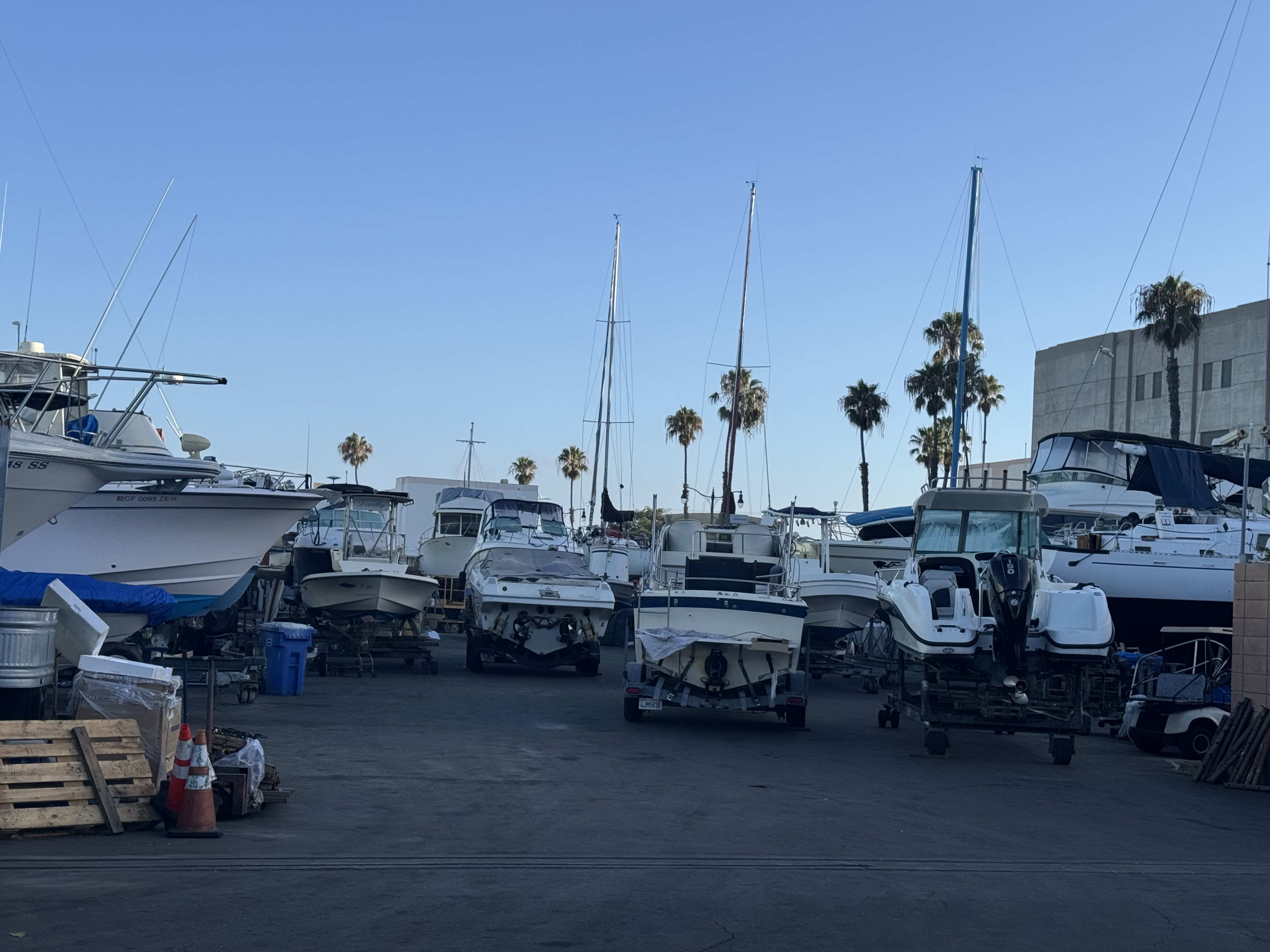 Boats at King Harbor Marine Center